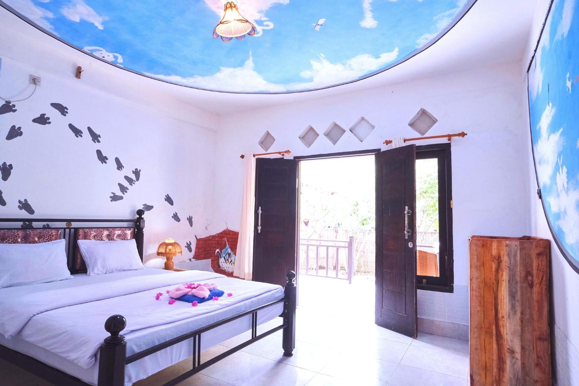 The Rabbit Tree Hostel Gili Meno Exterior foto