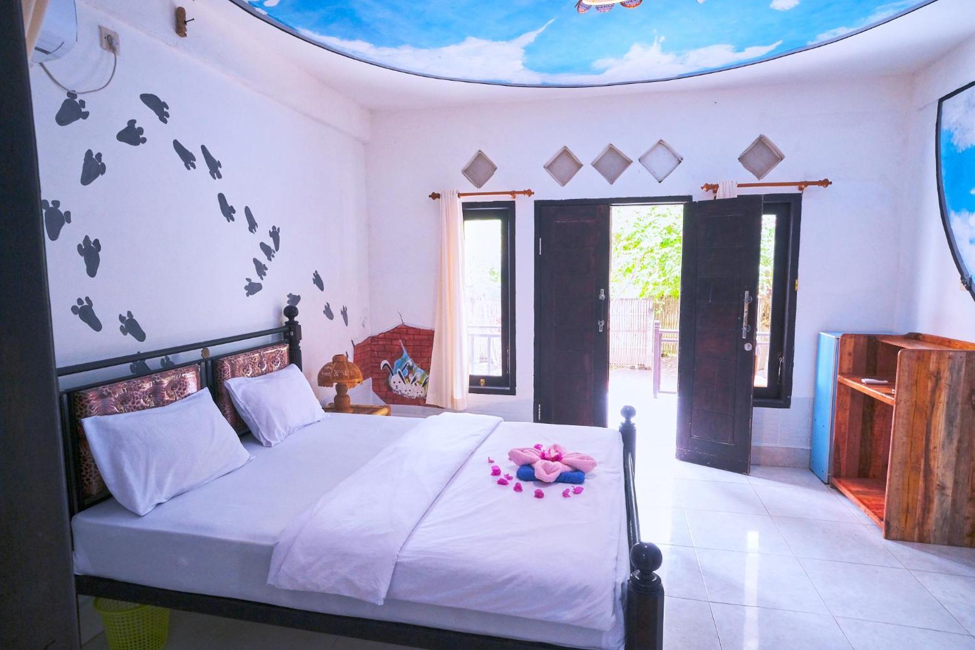 The Rabbit Tree Hostel Gili Meno Exterior foto
